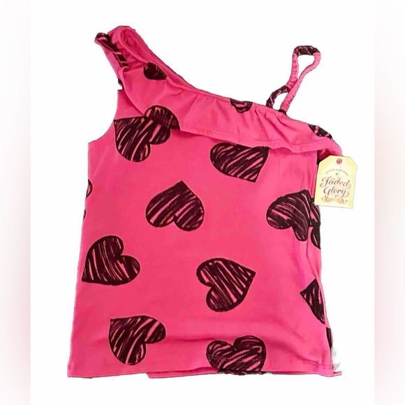 Faded Glory One Shoulder Top NWT Small - Picture 1 of 6